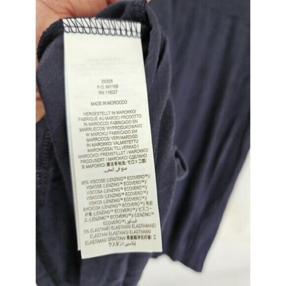 BODEN Ruffle Printed Mini Dress Blue Cap Sleeve Scoop Neck Short Stretch US 4R - Picture 8 of 8